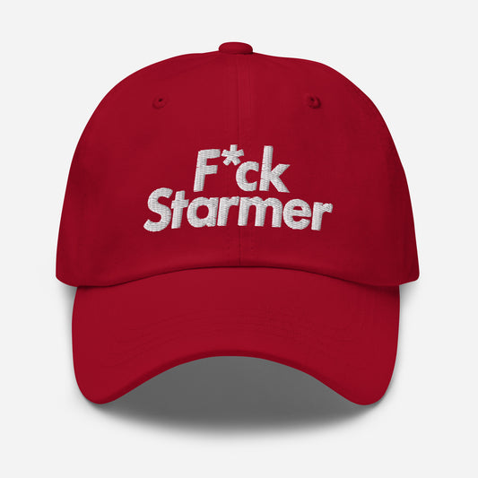 F*CK Starmer Large Font Cap - Red