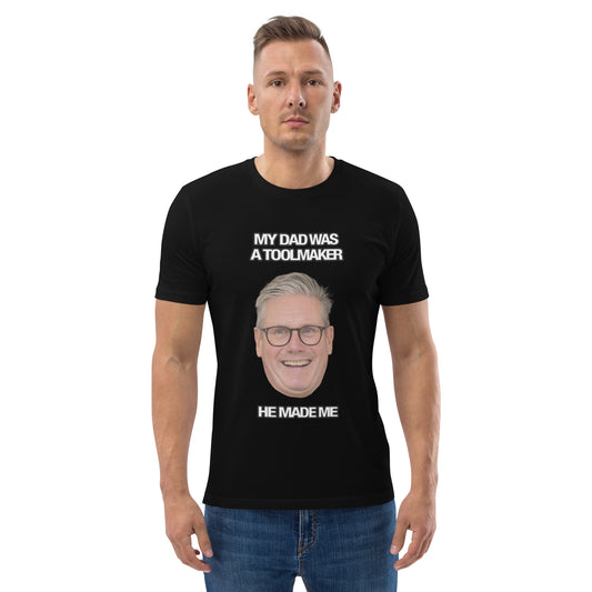 My Dad Was A Toolmaker Made Me - T-Shirt - Black