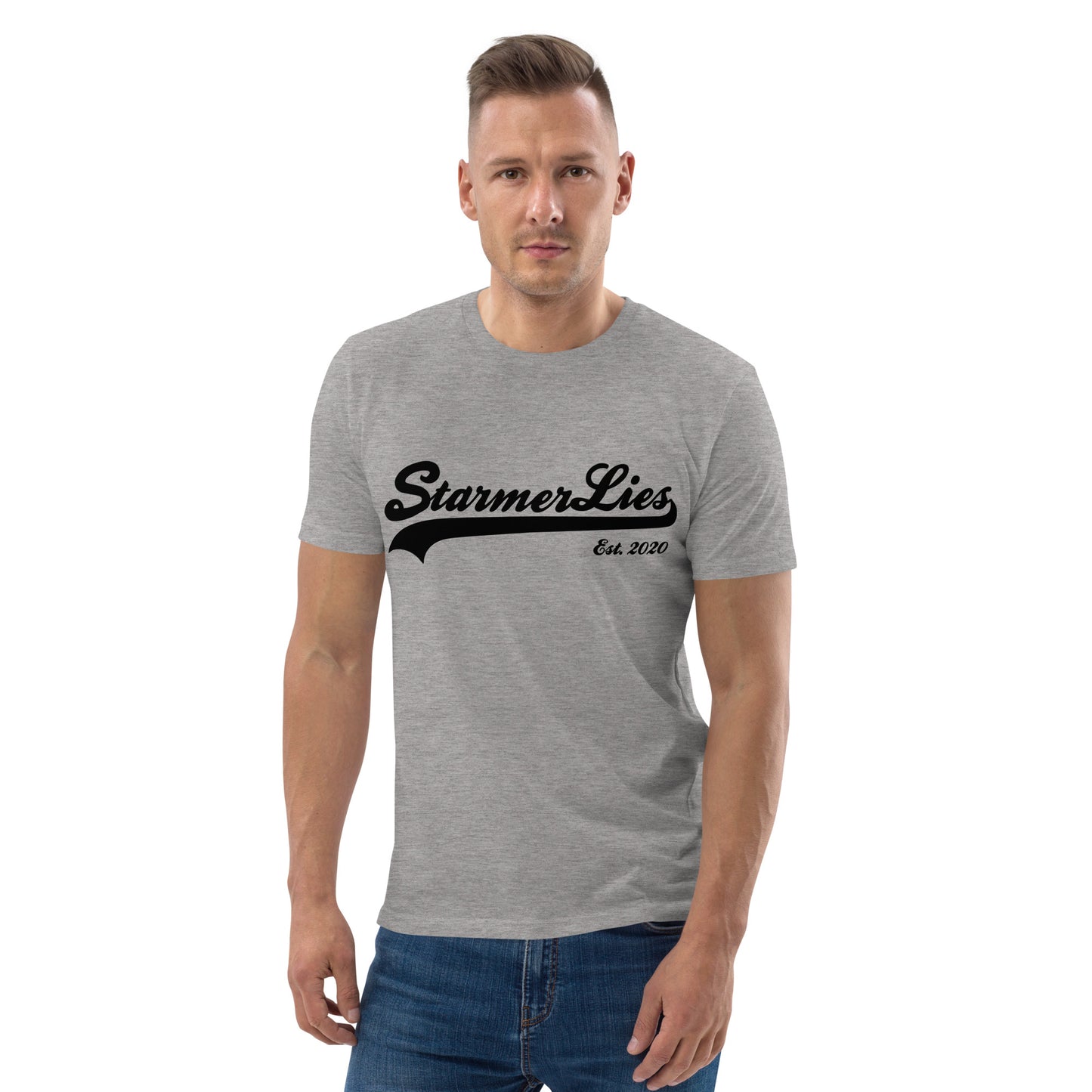 Starmer Lies T-Shirt - Grey