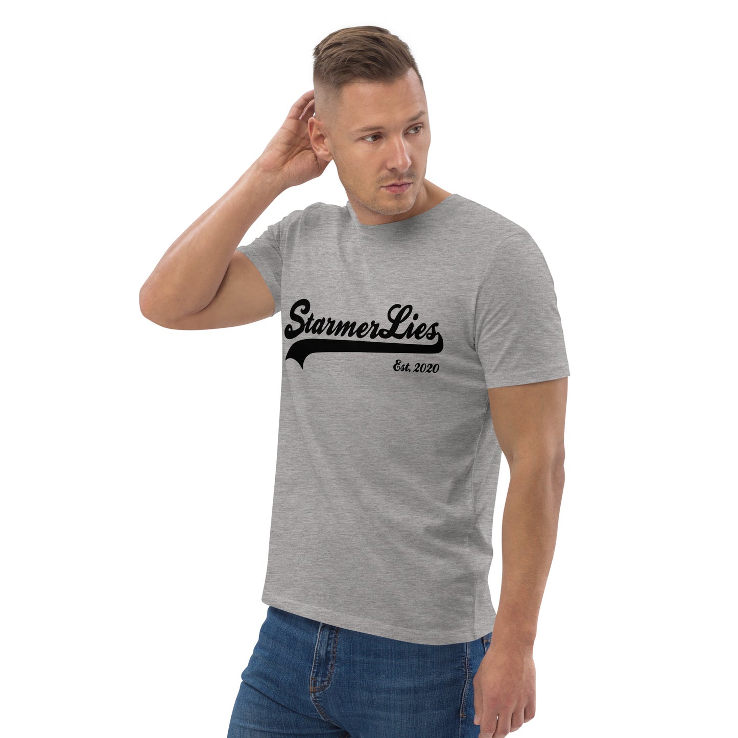 Starmer Lies T-Shirt - Grey