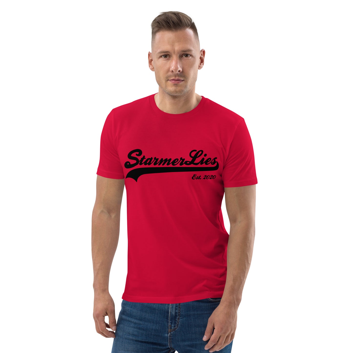 Starmer Lies T-Shirt - Red